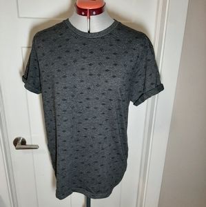 URBAN HERITAGE PLANET Mens Shirt Grey and Black